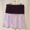 Purple Denim Floral Skirt - Image 2