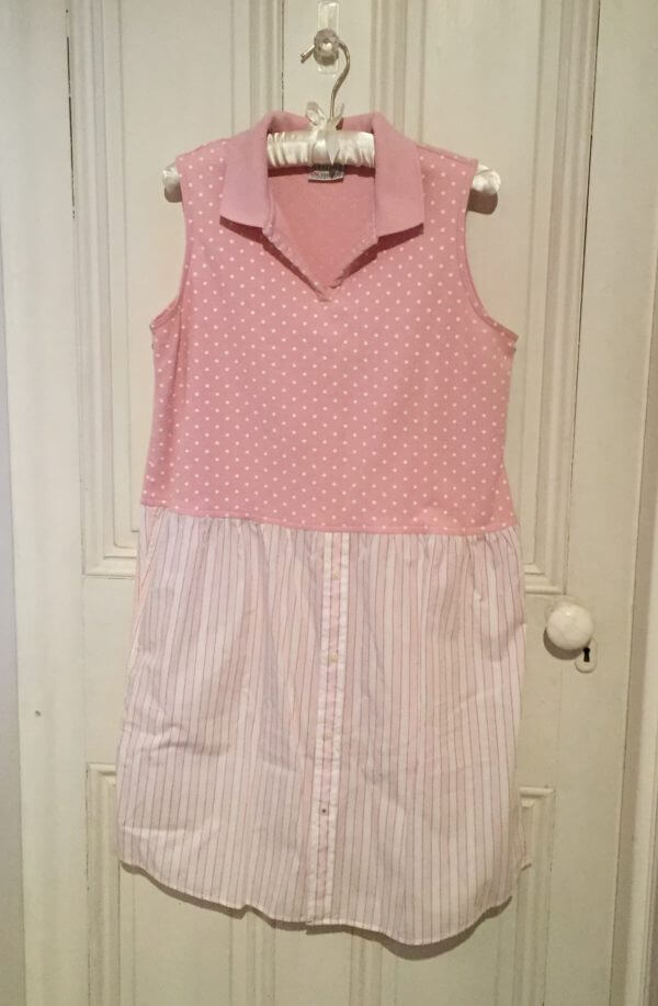 Pink Polka Dot Dress - Large View